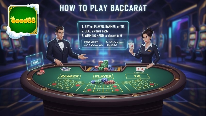 Cách chơi Baccarat và các quy tắc cơ bản